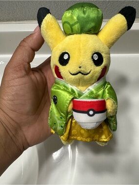 Pokémon Center Kyoto Hannari Tea Party Pikachu Plush